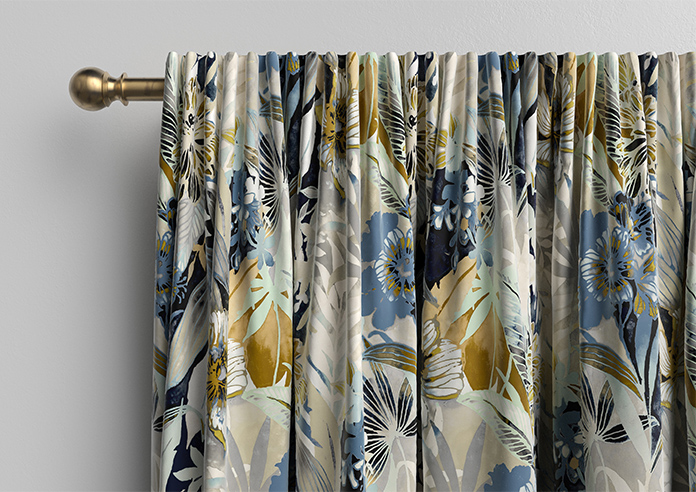 Bali, Navy - Made to Measure Curtains - Image 10